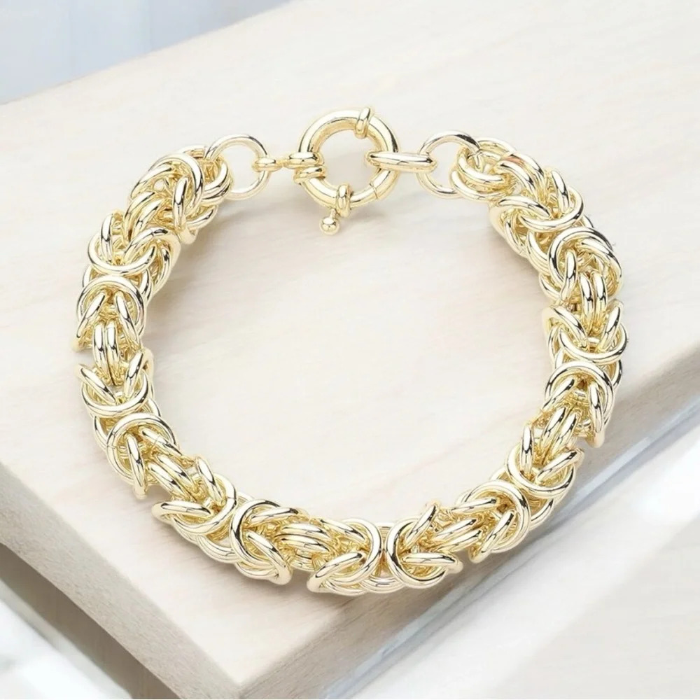 Gold Chunky Hardware Bracelet Gorgeous